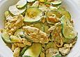 Schnelle H&auml;hnchenbrust - Zucchini - Pfanne