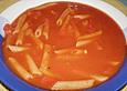 Tomatensuppe mit Pastaeinlage