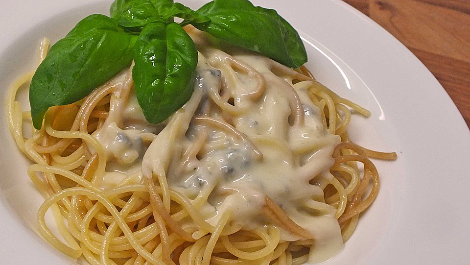 Spaghetti mit Gorgonzola - Sahne - Sauce (Rezept mit Bild) | Chefkoch.de
