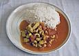 H&auml;hnchencurry mit Tomate und Cashewkernen &agrave; la Siri