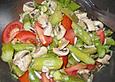 Spargel - Champignon - Tomaten - Salat