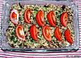 Bulgur - Gratin mit Lammhackfleisch