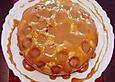 Wei&szlig;er Schokoladenkuchen mit Karamellguss