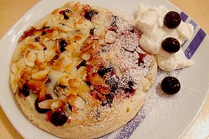 Blaubeerpfannkuchen mit Soße 1