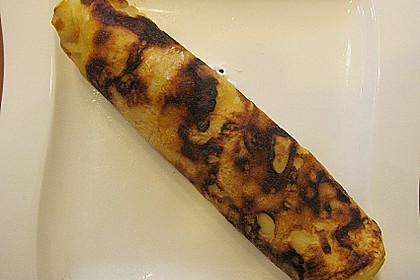 Blaubeerpfannkuchen mit Soße 12