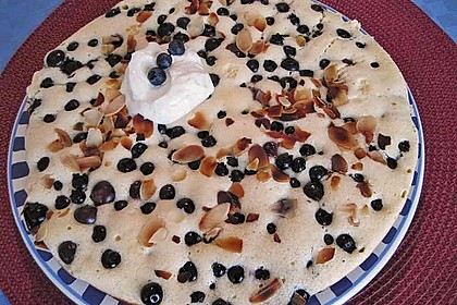 Blaubeerpfannkuchen mit Soße 5
