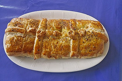 Bl&auml;tterteig - Gem&uuml;sestrudel