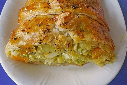 Bl&auml;tterteig - Gem&uuml;sestrudel 1