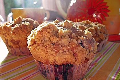 Himbeer - Muffins mit Streuseln 13