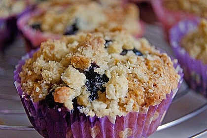 Himbeer - Muffins mit Streuseln 1