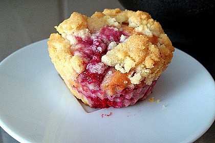 Himbeer - Muffins mit Streuseln 6
