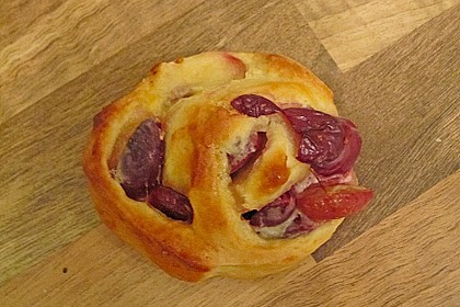 Fruchtige Joghurt - Vanille Schnecken 8