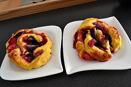 Fruchtige Joghurt - Vanille Schnecken 2