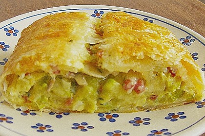 Herzhafter Zucchini - Strudel