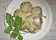 &Uuml;berbackene Champignons