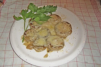 &Uuml;berbackene Champignons 1
