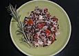Linsensalat mit Beluga Linsen und Basmatireis