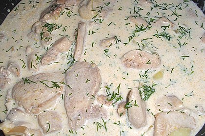 Geschnetzeltes mit Dill 1