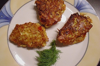 Fenchelbällchen mit Käse, dazu ein Joghurtdip 1