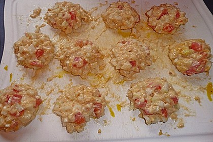 Fenchelbällchen mit Käse, dazu ein Joghurtdip 6