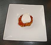 Fenchelb&auml;llchen mit K&auml;se, dazu ein Joghurtdip (Bild)