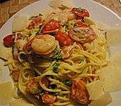 B&auml;rlauch - Pasta mit Flusskrebsen (Bild)