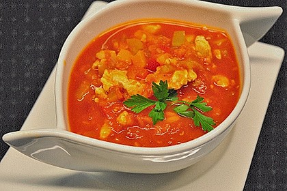 Scharfes H&uuml;hner- oder Putenbrustchili