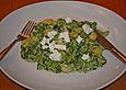 Gnocchi mit Spinat - Sahne - So&szlig;e und Schafsk&auml;se