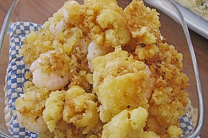 Garnelen im Tempurateig mit buntem Pfeffer und Chilidip 4