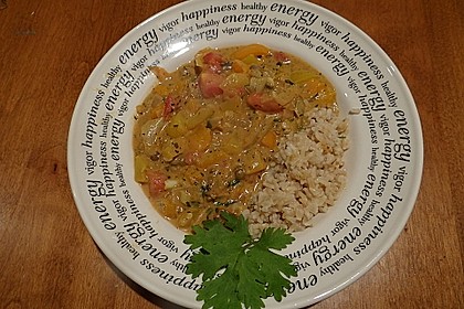 Einfaches, vegetarisches Curry 4