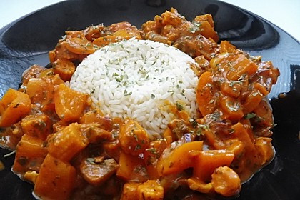 Einfaches, vegetarisches Curry