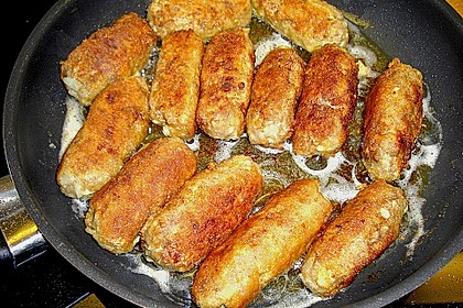 Hackfleisch - Käsekroketten 5