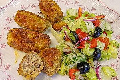 Hackfleisch - Käsekroketten 13