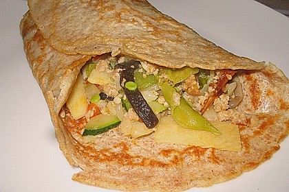 Eierkuchen mit Chinakohl - Hackfleisch - F&uuml;llung 9