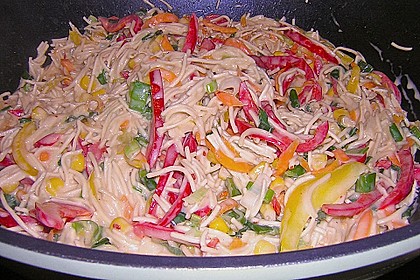 Asiatische Kokos - Curry - Gemüse - Pfanne 2