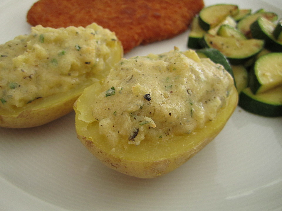 Gefüllte Kartoffeln (Rezept mit Bild) von pinktroublebee | Chefkoch.de