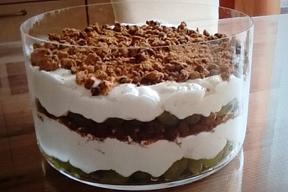 Schichtdessert mit Weintrauben 27