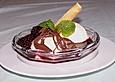 Quark - Mousse mit Brombeeren