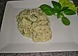 Basilikum Risotto