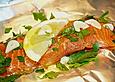 Lachs aus dem Backofen
