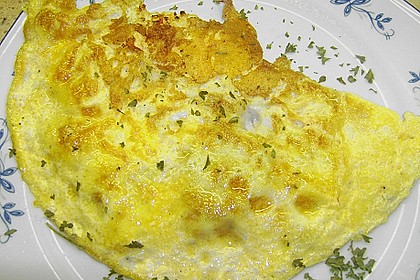 Leichtes Tomaten - Omelette