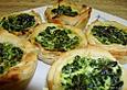 Mini - Quiches mit Spinat