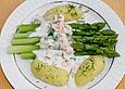 Spargel mit Krabbensauce