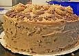 Riesige Buttercreme - Torte