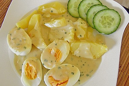 Eier in Senfsauce 4