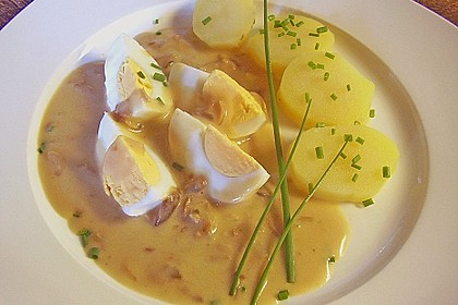 Eier in Senfsauce 8