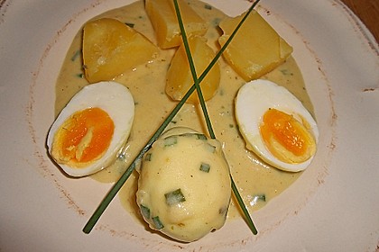 Eier in Senfsauce 7