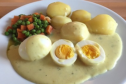 Eier in Senfsauce 5