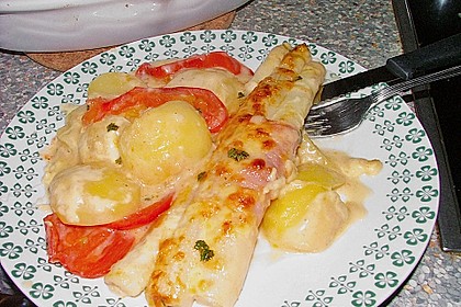 Gratinierter Spargel 2