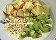 Frucht - M&uuml;sli mit H&uuml;ttenk&auml;se